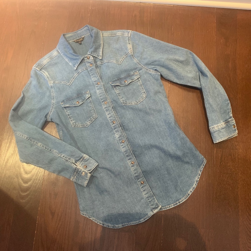 Massimo Tutti women's stretch denim shirt